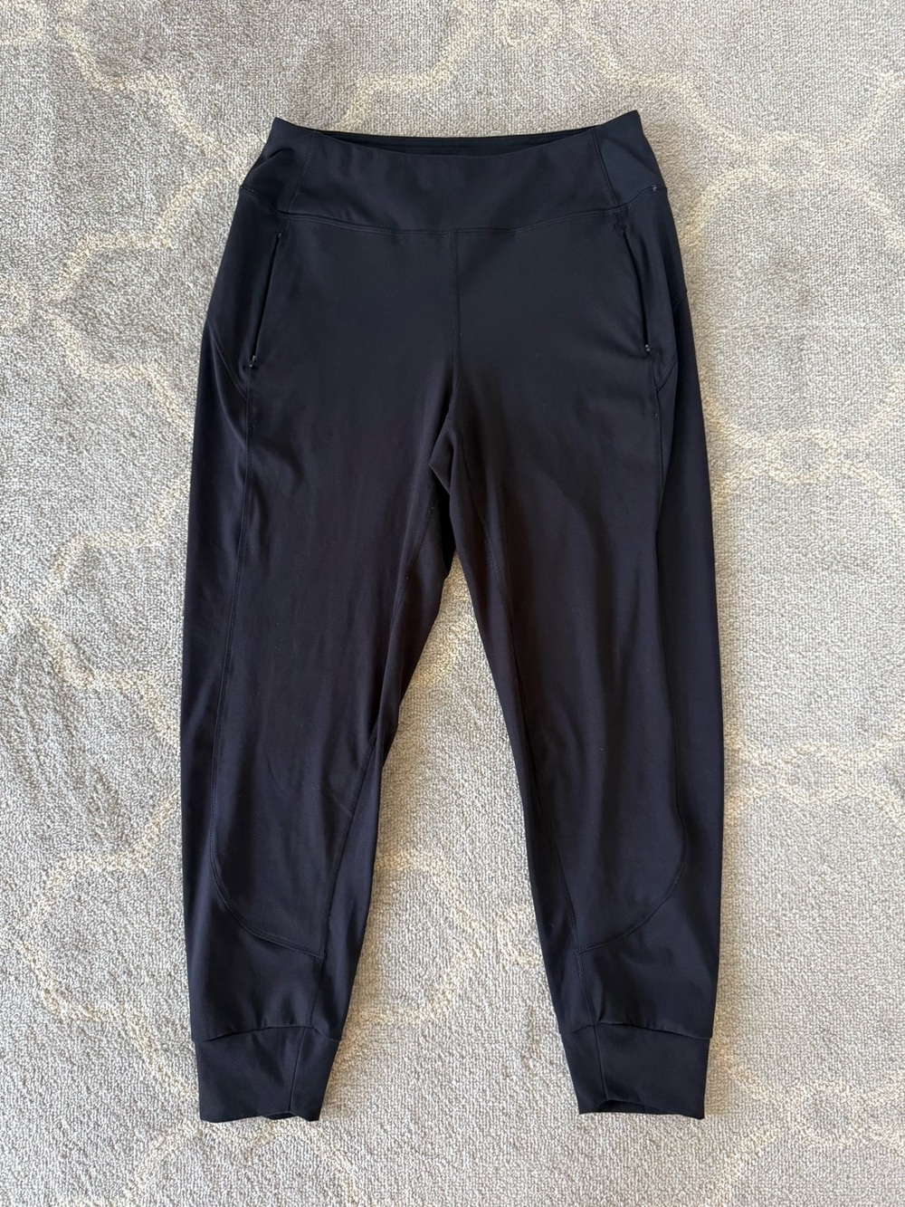 🏃‍♂️ Spyder Active Black Performance Joggers with Zip Pockets — Size L